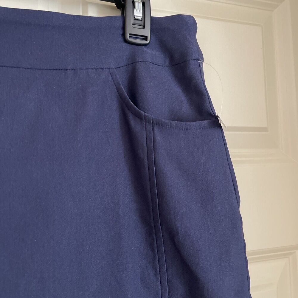 Tribal Pull On Ponte Skort (12 Petite) Navy - New No Tags - Picture 3 of 9